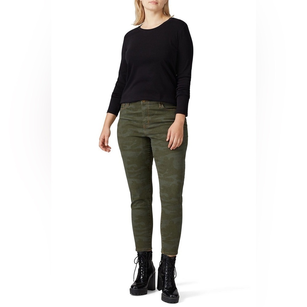 14 Anthropologie sanctuary social ankle skinny jeans camo green camouflage ankle